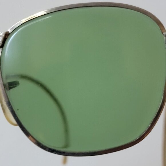 Vintage USSSCO GREEN GLASSES SAFETY STEAMPUNK MOTORCYCLE VINTAGE - Picture 6 of 9